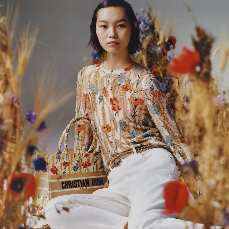 Maggie Cheng Wears Dior 2021 Lunar New Year 'Dior Hibiscus' — Anne
